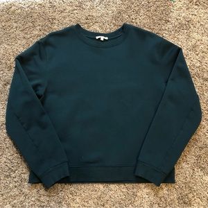 Aritzia Community Crewneck Sweatshirt - Green, size L